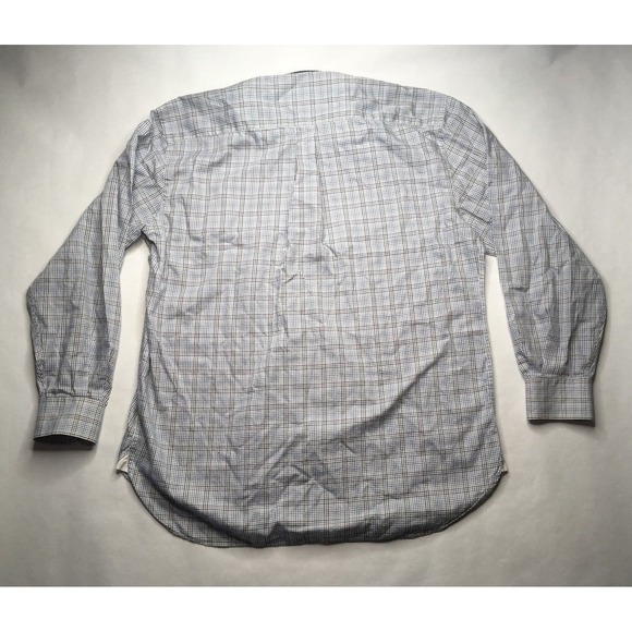 Peter Millar Mens Button Front Long‎ Sleeve Shirt, Blue, Large, Q - Picture 2 of 6